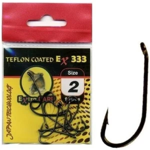 Carlige Extra Carp Teflon Hooks Series EX333, Nr.2, 10buc/pac Carlige Extra Carp Teflon Hooks Series EX333, Nr.2, 10buc/pac