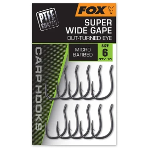 Carlige FOX Super Wide Gape (Outturned Eye), Size 2, 10 buc/pac