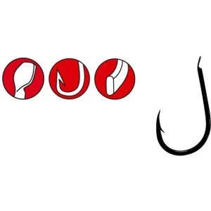 Carlige GAMAKATSU POWERCARP BLACK 15BUC/plic Nr.14