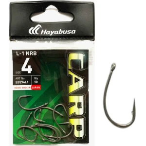 Carlige HAYABUSA L1 Noreflect Nr.10, 10buc/pac