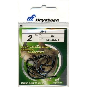 Carlige Hayabusa Teflonate NRB M-1 Bend Hook, Nr.4, 10buc/plic Carlige Hayabusa Teflonate NRB M-1 Bend Hook, Nr.4, 10buc/plic
