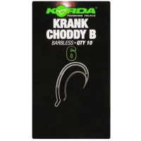 Carlige KORDA Krank Choddy Barbless, Nr.4, 10buc/pac
