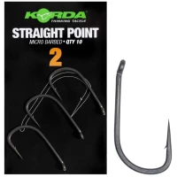 Carlige KORDA Straight Point Hook Micro Barbed Nr.5, 10buc/pac