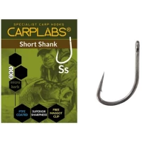Carlige Konger Carplabs Short Shank Titanium Grey Ringed Nr.2, 6buc/plic