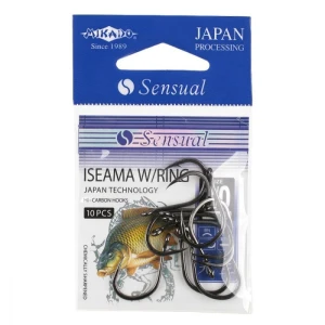 Carlige Mikado Sensual Iseama W/Ring Black Nickel Nr.2 10buc/plic Carlige Mikado Sensual Iseama W/Ring Black Nickel Nr.2 10buc/plic