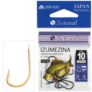 Carlige Mikado Sensual Izumezina Gold Nr.10 10buc/plic