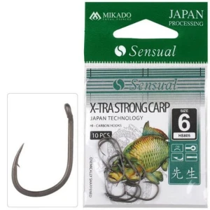 Carlige Mikado Sensual X-TRA Strong Carp Nr.10 10buc/plic
