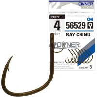 Carlige OWNER 56529 Bay Chinu Dark Brown, Nr.4, 7buc/pac