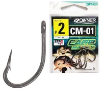 Carlige OWNER CM-01 Carp Master Flyliner Magic Fusso, Nr.2, 7buc/pac