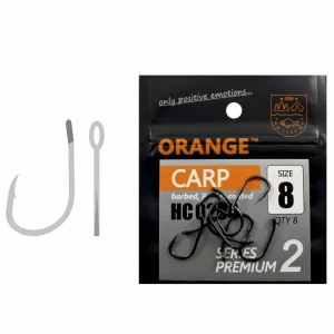 Carlige Orange Carp PTFE Coated Series Premium 2, Nr.6, 8buc/pac Carlige Orange Carp PTFE Coated Series Premium 2, Nr.6, 8buc/pac
