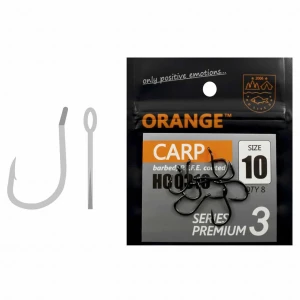 Carlige Orange Carp PTFE Coated Series Premium 3, Nr.16 8buc/pac Carlige Orange Carp PTFE Coated Series Premium 3, Nr.16 8buc/pac