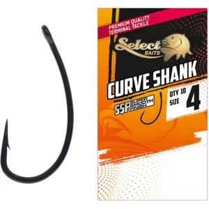 Carlige Select Baits Curve Shank SSF Nr.6, 10buc/pac