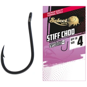 Carlige Select Baits Stiff Chod SSF Nr.4, 10buc/pac Carlige Select Baits Stiff Chod SSF Nr.4, 10buc/pac