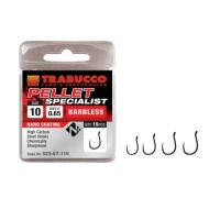 Carlige Trabucco Pellet Specialist Barbless Nr.12 15buc/plic