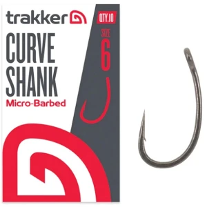 Carlige Trakker Curve Shank Hooks Micro Barbed, Nr.4, 10buc/pac Carlige Trakker Curve Shank Hooks Micro Barbed, Nr.4, 10buc/pac