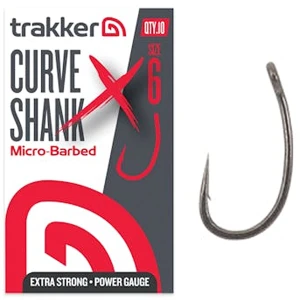 Carlige Trakker Curve Shank XS Hooks Micro Barbed, Nr.6, 10buc/pac Carlige Trakker Curve Shank XS Hooks Micro Barbed, Nr.6, 10buc/pac