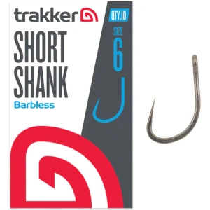 Carlige Trakker Short Shank Hooks Barbless, Nr.4, 10buc/pac Carlige Trakker Short Shank Hooks Barbless, Nr.4, 10buc/pac