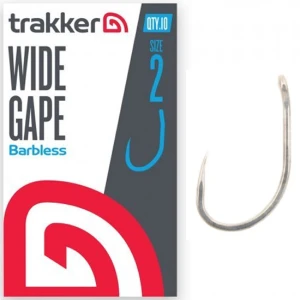 Carlige Trakker Wide Gape Hooks Barbless, Nr.6, 10buc/pac Carlige Trakker Wide Gape Hooks Barbless, Nr.6, 10buc/pac