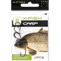 Carlige X-FISH Carp Hooks, Nr.6, 8buc/pac