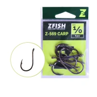Carlige Zfish Hooks Carp Hooks Z-569-Hook size, 8