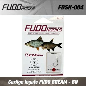 Carlige legate FUDO BREAM - BN NR 4 0.16 mm/ 85 cm