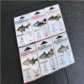 Carlige legate FUDO CRUCIAN CARP - BN NR 10 0.14 mm/ 70 cm