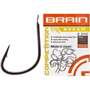 Carlige BRAIN Bream B3010 Hooks, Nr.6, 20buc/pac