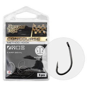 Carlige Benzar Concourse Method Carp Devil Nr.10, 8buc/plic