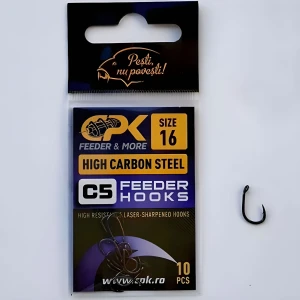 Carlige CPK C5 Feeder Hooks, Nr.16, 10buc/pac