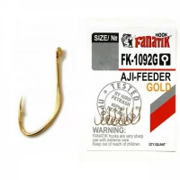 Carlige Fanatik FK-1092G No.9 Aji-Feeder Gold 8buc/plic