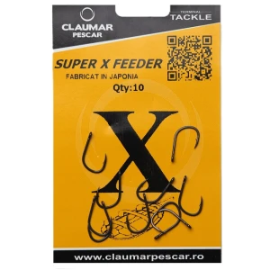 Carlige Feeder Claumar Super X  Nr 12 10Buc/Plic 