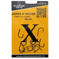 Carlige Feeder Claumar Super X  Nr 6 10buc/plic 