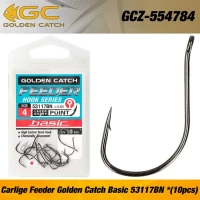 Carlige Feeder Golden Catch Basic 53117bn Nr 12, 10buc