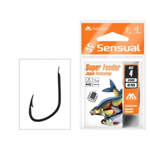 Carlige MIKADO Sensual Super Feeder, Nr. 18, 10buc/plic
