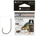 Carlige Mikado Sensual Feeder HS9109 BN, Nr.8, 10buc/plic Carlige Mikado Sensual Feeder HS9109 BN, Nr.8, 10buc/plic