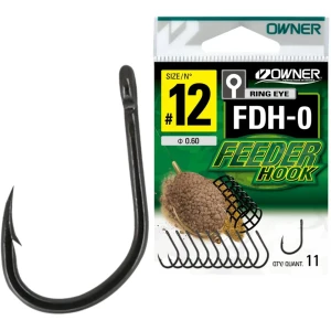 Carlige Owner FDH-0 Iseama WEye Black Chrome, Nr.8, 9buc/pac