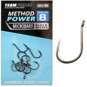 Carlige Team Feeder By Dome Method Power Microbarb, Nr.10, 10buc/pac Carlige Team Feeder By Dome Method Power Microbarb, Nr.10, 10buc/pac