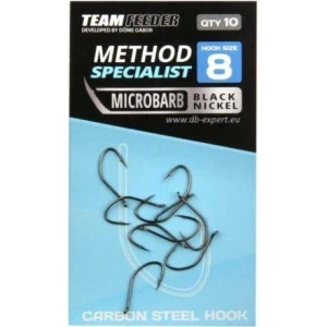 Carlige Team Feeder By Dome Method Specialist Microbarb, Nr.8, 10buc/pac Carlige Team Feeder By Dome Method Specialist Microbarb, Nr.8, 10buc/pac