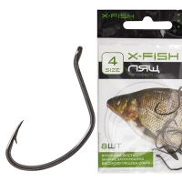 Carlige X-fish Bream Trophy Hooks Nr.4, 8buc/pac
