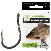 Carlige X-FISH Crucian Hooks Nr.8, 8buc/pac