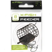 Carlige X-fish Feeder Hooks Nr.10, 8buc/pac