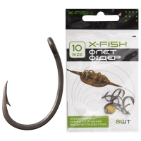 Carlige X-fish Flat Feeder Hooks Nr.6, 8buc/pac