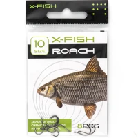 Carlige X-fish Roach Hooks Nr.10, 8buc/pac