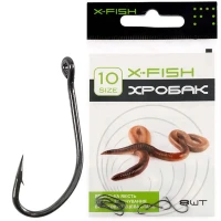 Carlige X-FISH Worm Hooks Nr.14, 8buc/pac