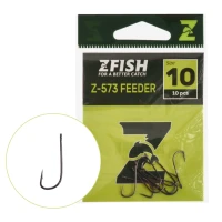 Carlige Zfish Feeder Hooks Z-573, Nr 10, 10buc/plic