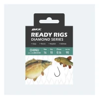 Carlige Legate Bkk Chinu Diamond Black Nr.10 0.16mm X 70cm 10buc/plic Carlige Legate Bkk Chinu Diamond Black Nr.10 0.16mm X 70cm 10buc/plic