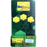Carlige Legate Bibi Fishing Fir De Par, Carlig Nr. 6, 3buc/pac