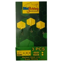 Carlige Legate Bibi Fishing Cu Banda, Carlig Nr. 10, 3buc/plic