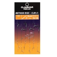 Carlige Legate Feeder Cu Spin Claumar Method Rigs, Carlig Clm-3, Nr.8, 7cm, Fir Textil, 0.14mm, 6buc/pac Carlige Legate Feeder Cu Spin Claumar Method Rigs, Carlig Clm-3, Nr.8, 7cm, Fir Textil, 0.14mm, 6buc/pac