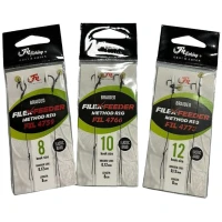 Carlige Legate Filex Feeder Method Braided Rig With Bait Band Nr.10, 2buc/pac Carlige Legate Filex Feeder Method Braided Rig With Bait Band Nr.10, 2buc/pac